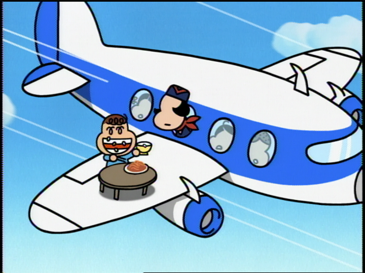 飛行機・麻婆春雨