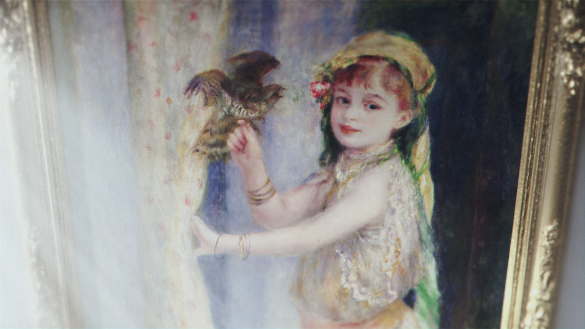 ルノワール「鳥と少女」