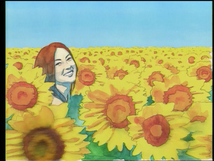 ひまわり畑でつかまえて