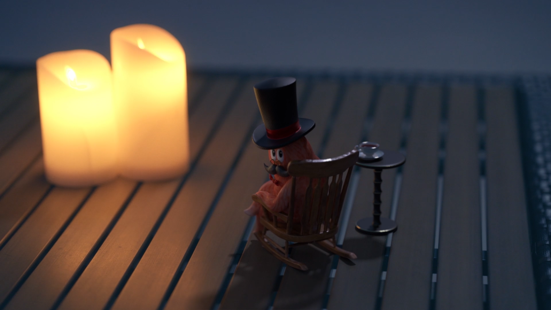 語りかけるカニカマ氏