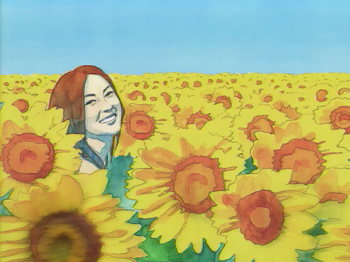 ひまわり畑でつかまえて