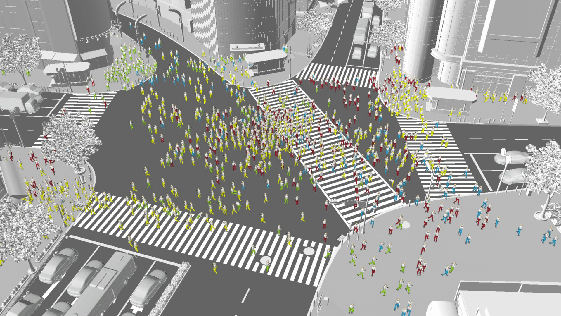 検証全員歩きスマホin渋谷スクランブル交差点