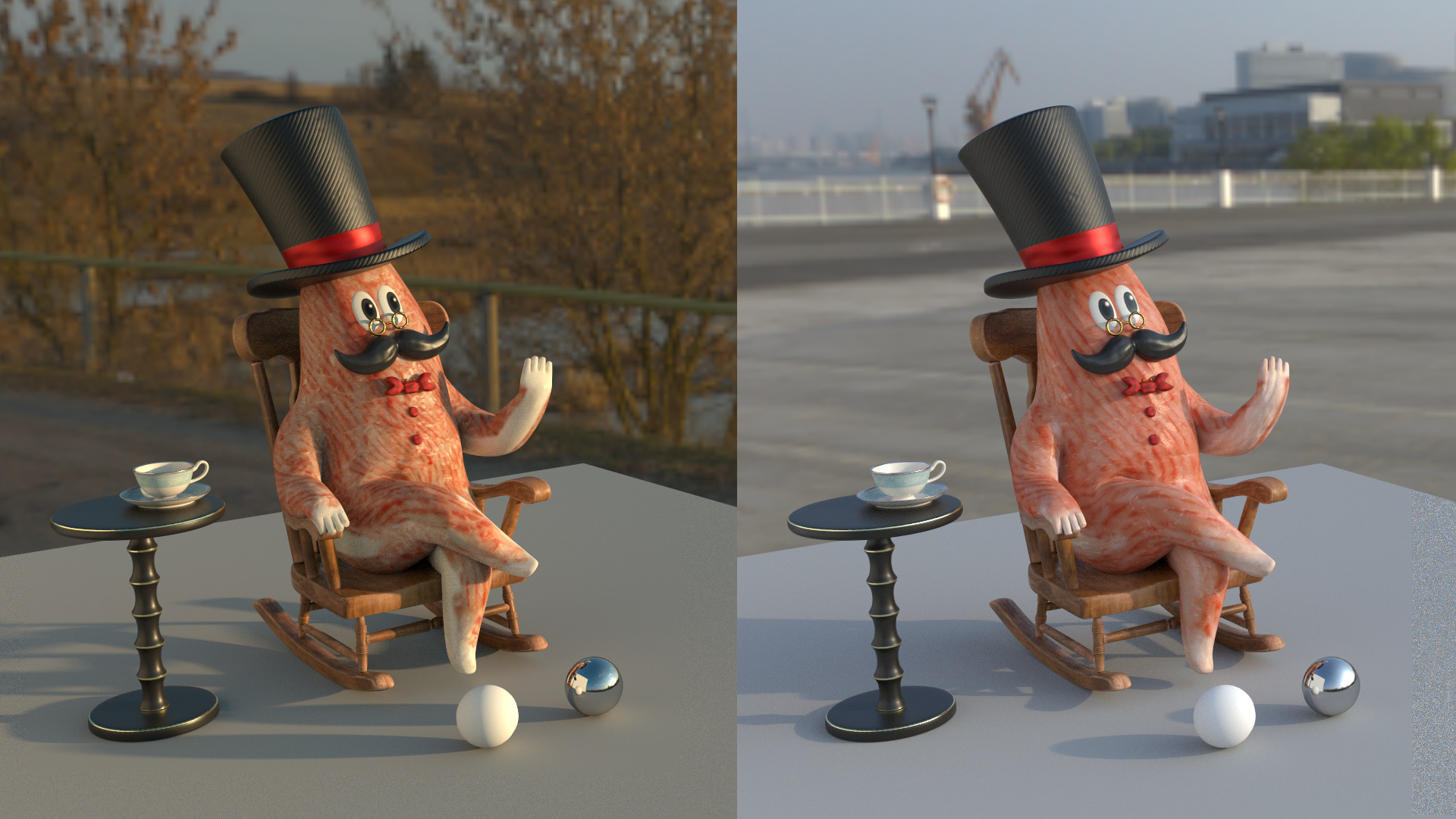 初期の質感テスト