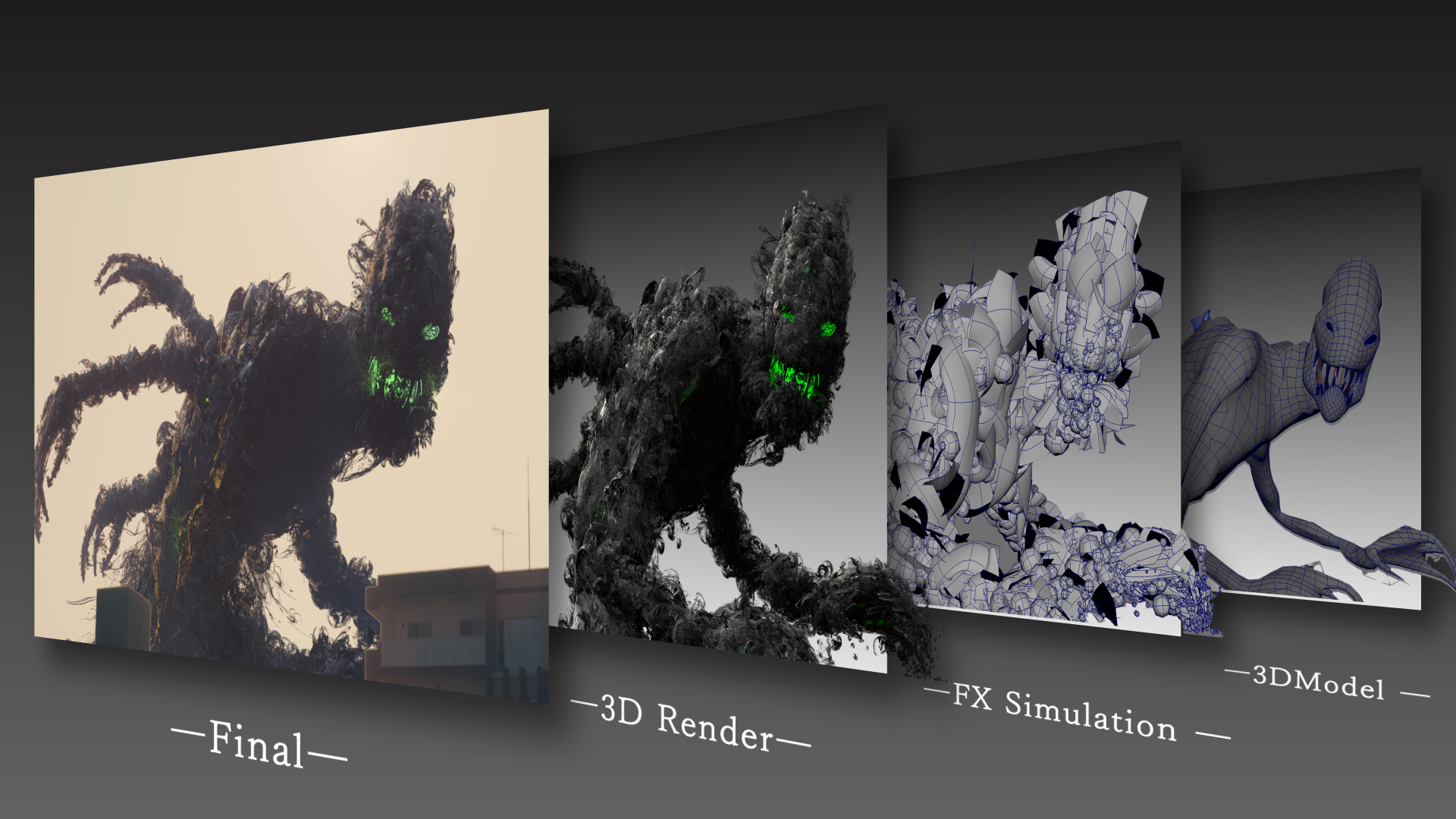 3DCGによるキャラクター制作のブレイクダウン
