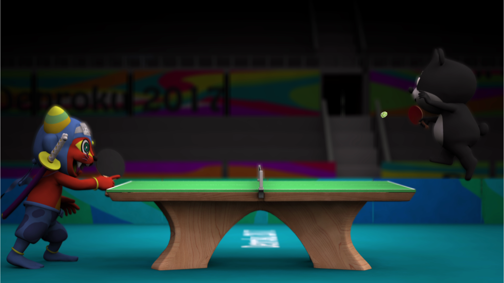  2017節分 忍者卓球