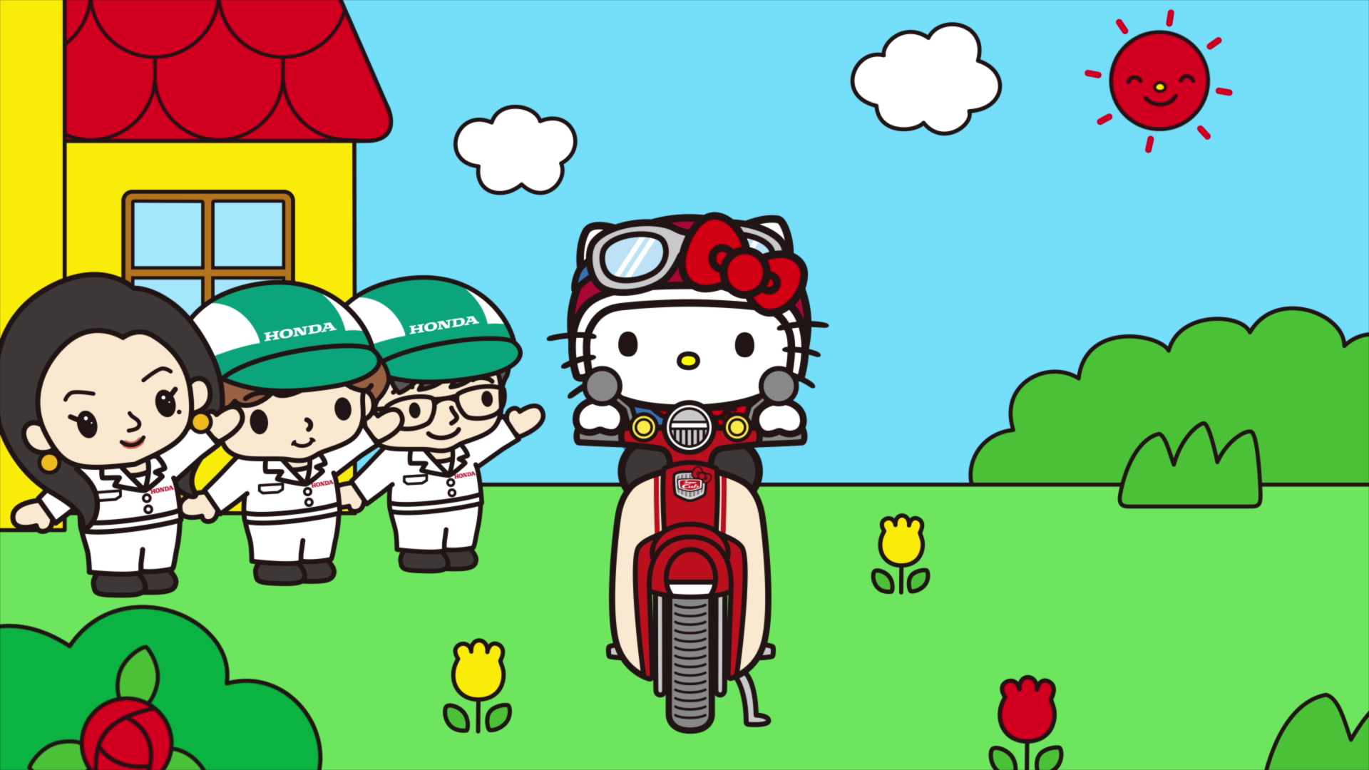 ハローキティ50周年コラボアニメーション